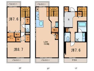 D-room平尾浄水の物件間取画像